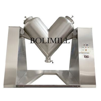 acheter Small 180L Capacity Dry Powder Mixing V Type Mixer Machine with 1.5 kW Power and 1 Year Warranty online manufacture