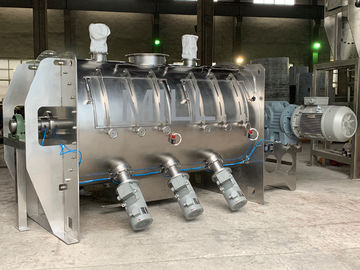 acheter Opération facile horizontale d'acier inoxydable de mélangeur de charrue de poudre chimique online manufacture