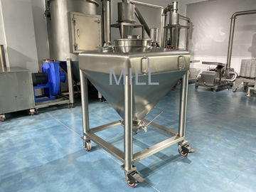 GMP Standard Vacuum Conveyor For Powder Stainless Steel Tote IBC Tank