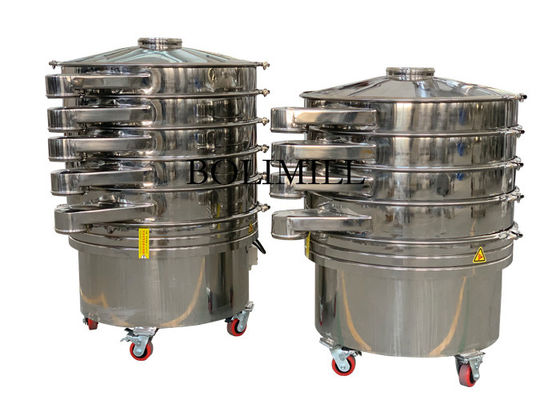 L'évaluation ronde saupoudrent la machine de tamis de vibro de GMP 2000kg/H de la CE